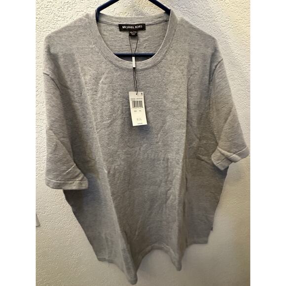 Michael Kors Men's Short Sleeve Linen Cotton Shirt Msrp $128 XXL - Picture 2 of 3